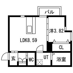 物件の間取り