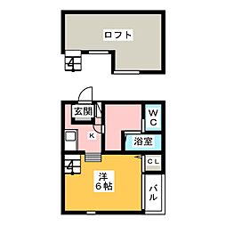 ハーモニーテラス野並8 1Kの間取図画像