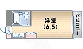 ハイツシャローム  ｜ 兵庫県西宮市鳴尾町３丁目（賃貸マンション1K・6階・18.00㎡） その2