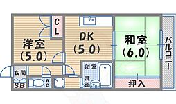 フローレンス西宮1 2階/-