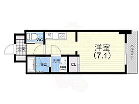 兵庫県西宮市弓場町（賃貸マンション1K・4階・26.96㎡） その2