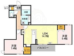アンバーキューブC 2階