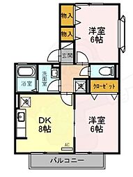 ハイカムール松井 2階/-