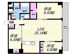 プレジオ西宮北口 5階