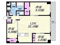 プレジオ西宮北口 6階/-