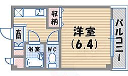 アルトピアーノ 1Kの間取図画像