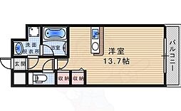 メゾンエクセレント ワンルームの間取図画像