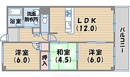 アミューズメント1番館 3LDKの間取図画像