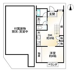 京阪本線 七条駅 徒歩12分 1DKの間取り