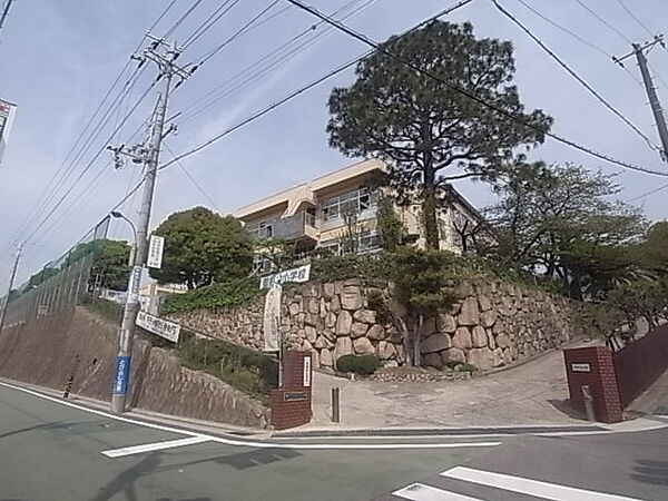 画像26:神戸市立御影北小学校（525m）