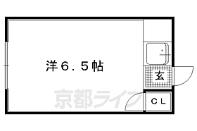 倉橋マンション 25 ｜ 京都府京都市左京区吉田神楽岡町（賃貸マンション1K・3階・10.00㎡） その2