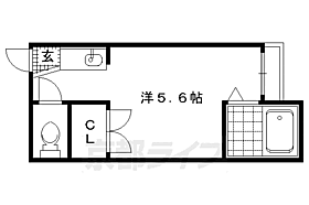 京都府京都市北区等持院東町（賃貸アパート1K・2階・16.00㎡） その2