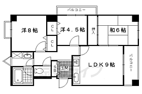 フィオーレ下鴨 603 ｜ 京都府京都市左京区下鴨本町（賃貸マンション3LDK・6階・60.95㎡） その2