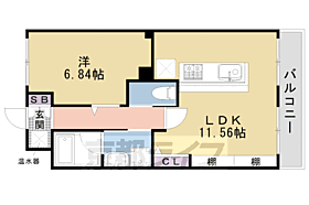 Ｂｕｒｅｚｉｏセフィール 205-A ｜ 京都府京都市中京区西ノ京中保町（賃貸マンション1LDK・2階・40.82㎡） その2