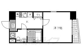 京都府京都市上京区南伊勢屋町（賃貸マンション1K・3階・24.00㎡） その2