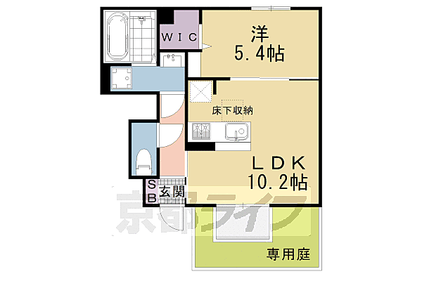 （仮称）Ｄ－ｒｏｏｍ西ノ京月光町 103｜京都府京都市中京区西ノ京西月光町(賃貸アパート1LDK・1階・39.48㎡)の写真 その2