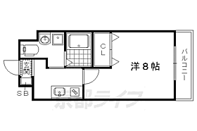 Ｍｏｒｅ御蔭 402 ｜ 京都府京都市左京区田中西樋ノ口町（賃貸マンション1K・4階・23.00㎡） その2