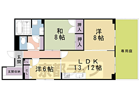 京都府京都市上京区西今小路町（賃貸マンション3LDK・1階・86.25㎡） その2