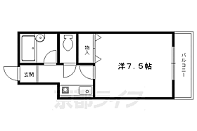 ハイムシモヤナギ 101 ｜ 京都府京都市左京区田中下柳町（賃貸アパート1K・1階・22.94㎡） その2