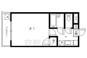 コーポフローレル 403 ｜ 京都府京都市左京区静市市原町（賃貸マンション1K・3階・20.00㎡） その2