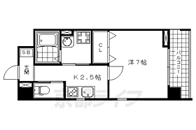 京都アパートメント6 408 ｜ 京都府京都市中京区西ノ京式部町（賃貸マンション1K・4階・31.58㎡） その2