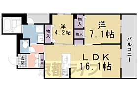 京都府京都市上京区仲之町（賃貸マンション2LDK・2階・66.53㎡） その2