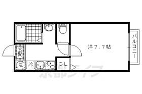 ジュン・アンビエンテ 203 ｜ 京都府京都市北区上賀茂西上之段町（賃貸アパート1K・2階・24.00㎡） その2