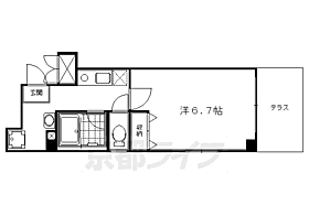 Ｖｉｎｅ　Ｏａｋ　Ｎｏｃｈｅ 102 ｜ 京都府京都市中京区松屋町（賃貸マンション1K・1階・22.09㎡） その2