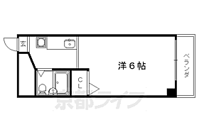 京都府京都市北区北野西白梅町（賃貸マンション1K・2階・18.77㎡） その2