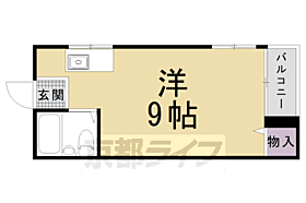 コーポ北白川 105 ｜ 京都府京都市左京区北白川下池田町（賃貸マンション1R・1階・17.00㎡） その2