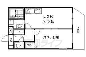 京都府京都市上京区駒之町（賃貸マンション1LDK・1階・41.40㎡） その2