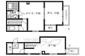 京都府京都市上京区革堂前之町（賃貸マンション2LDK・5階・53.95㎡） その2