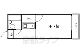 メゾン大山 303 ｜ 京都府京都市左京区一乗寺払殿町（賃貸マンション1K・3階・17.36㎡） その2