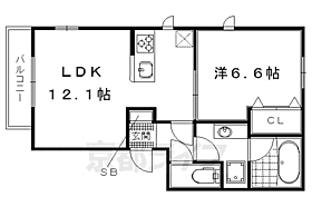 ルッソ北山 201 ｜ 京都府京都市北区紫竹下高才町（賃貸マンション1LDK・2階・44.21㎡） その2