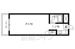メゾンド亜地路義 1階1Kの間取り