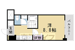 ＣＩＴＹ　ＳＰＩＲＥ烏丸御池 5階1Kの間取り