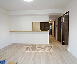 京福電気鉄道北野線 北野白梅町駅 徒歩17分の賃貸マンション 5階2LDKのリビング/ダイニング