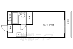 第一みやぎビル 4階1Kの間取り