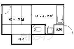 岡田アパート 2階/-