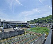 バルコニーからの風景です。