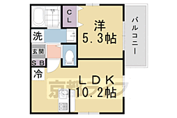 NorthCrillon 1LDKの間取図画像