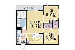 京都地下鉄東西線 御陵駅 徒歩10分 2階/-