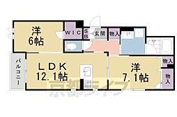 シャーメゾンcaespes・A小野堀 2階/-