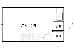 倉橋マンション 1Kの間取図画像
