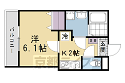 京阪宇治線 観月橋駅 徒歩12分 1階/-