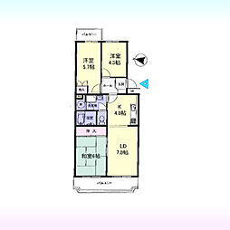 間取図画像 3LDK