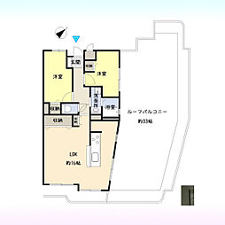 ライオンズマンション久喜南 2LDKの間取図画像