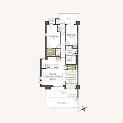 間取図画像 3LDK