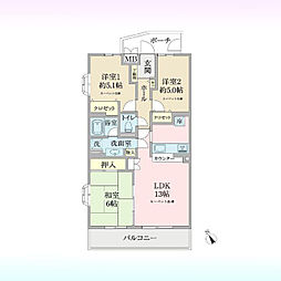 間取図画像 3LDK