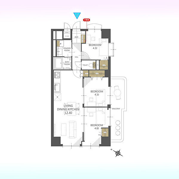 間取りを拡大表示